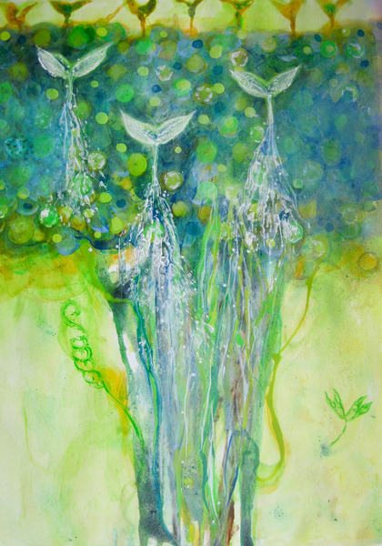 ヒヤシンス」 by 山元ひさ子｜Artmeter｜暮らしを彩るアートが、きっと