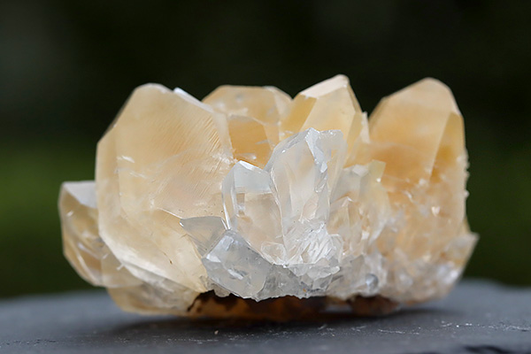 雲南省産イエローカルサイトクラスター-015水晶クラスター、天然石