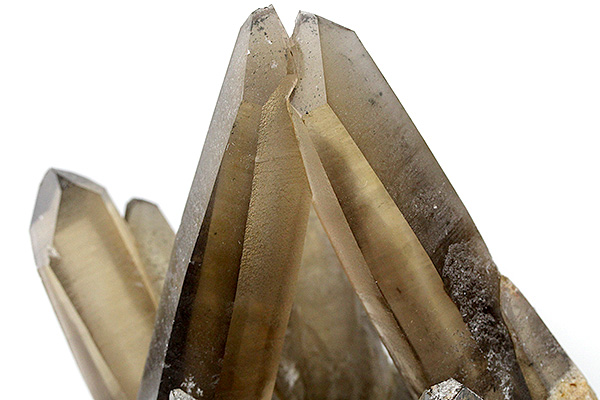 スモーキークォーツクラスター（レーザータイプ）-008水晶クラスター