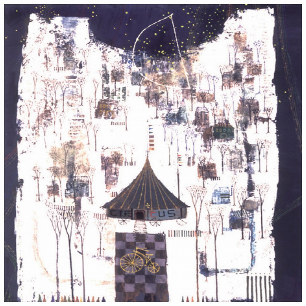 早川義孝 絵画(ダイヤモンド・スクリーニング) 白い夜に 3924|アート