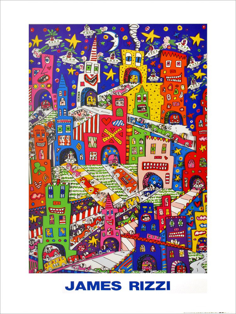 ジェームス・リジィ ポスター 近道 A2788|アート＆フレーム|絵と額縁の