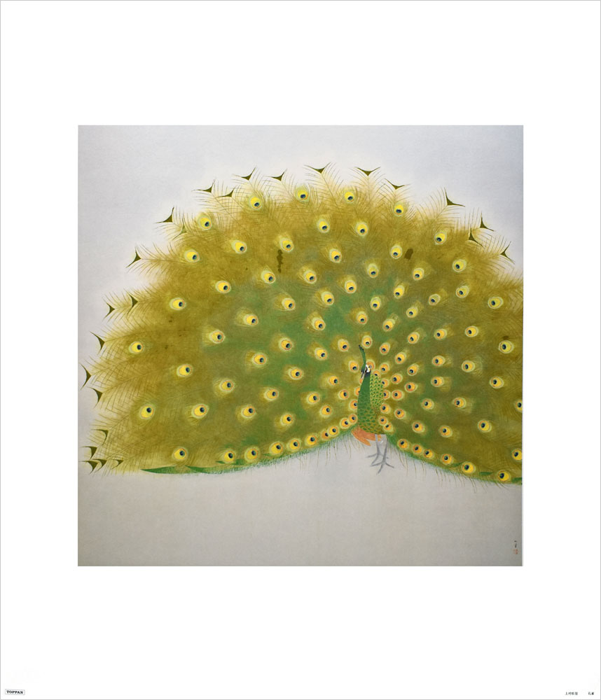 上村松篁 ポスター 孔雀 |アート＆フレーム|絵と額縁の専門店