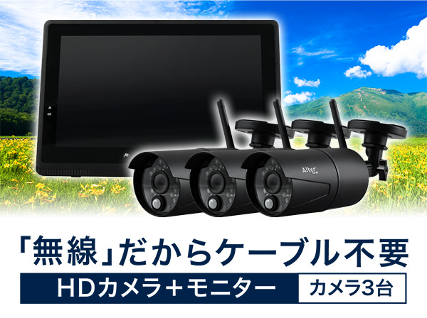 RD-4689 フルHD無線カメラ＆ワイヤレスモニターセット AFH-101(カメラ1