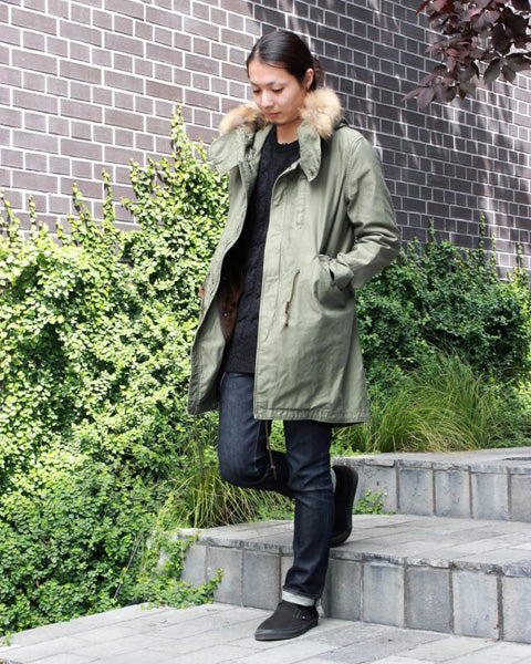 Lounge Lizard B-9 CLOTH x BIO WASH モッズコート No.5682 「Area」