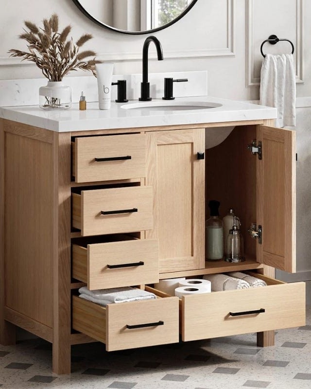 Ariel Cambridge 60 In Double Sink Base Cabinet In Blue