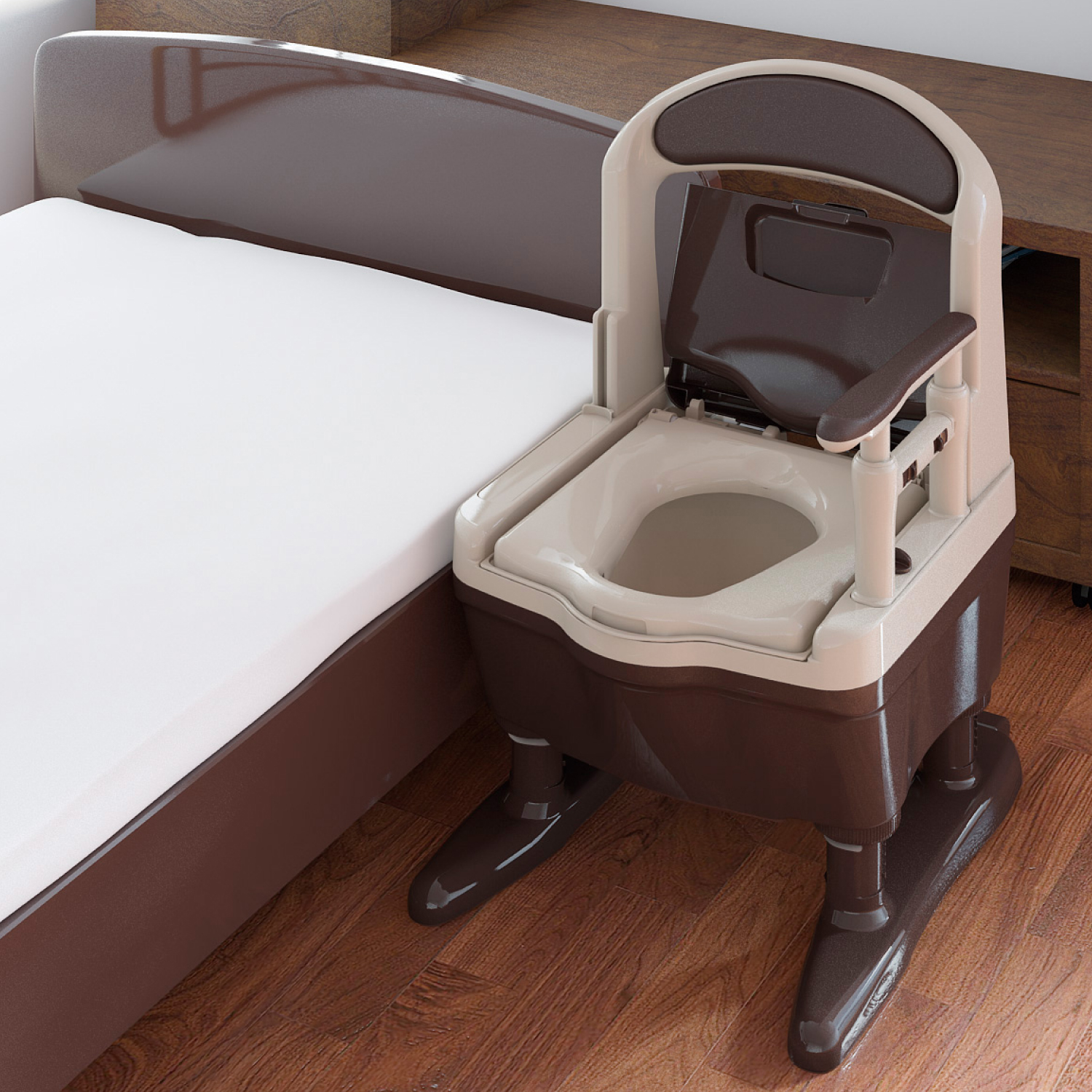 ポータブルトイレ ジャスピタ | 【安寿】の介護用品 | アロン化成