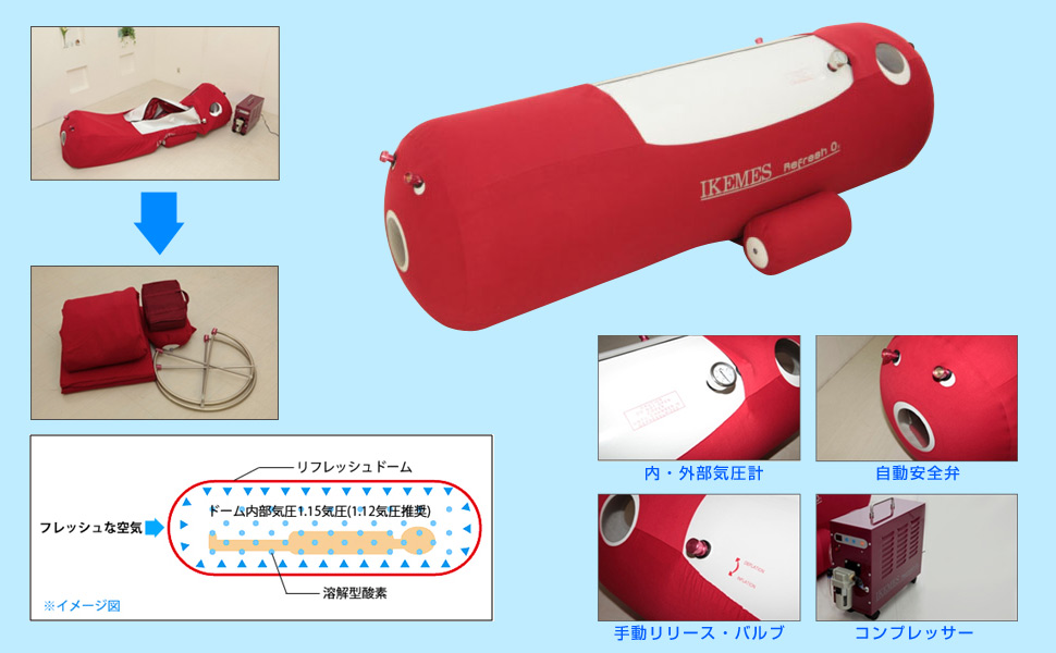 高圧酸素カプセルリフレッシュO2が激安価格！【本日23時59分まで！】