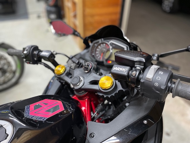 ZX25RへIMPAKTECH クリップオンハンドルを装着しました| AxxL