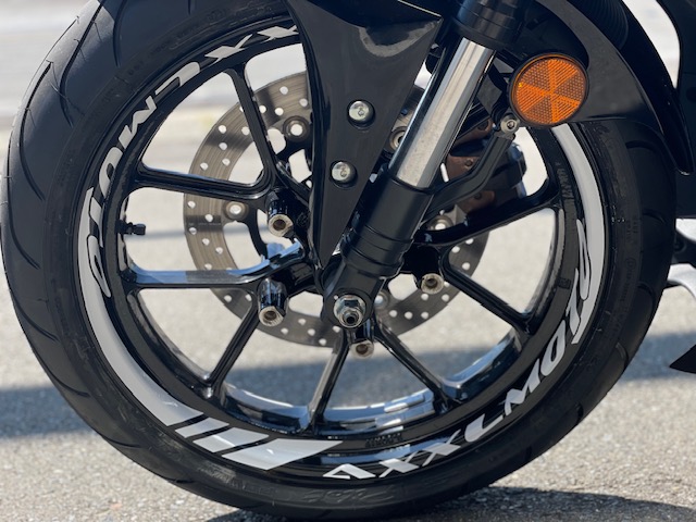 YZF-R25へワイドホイールキットを施工しました | AxxL