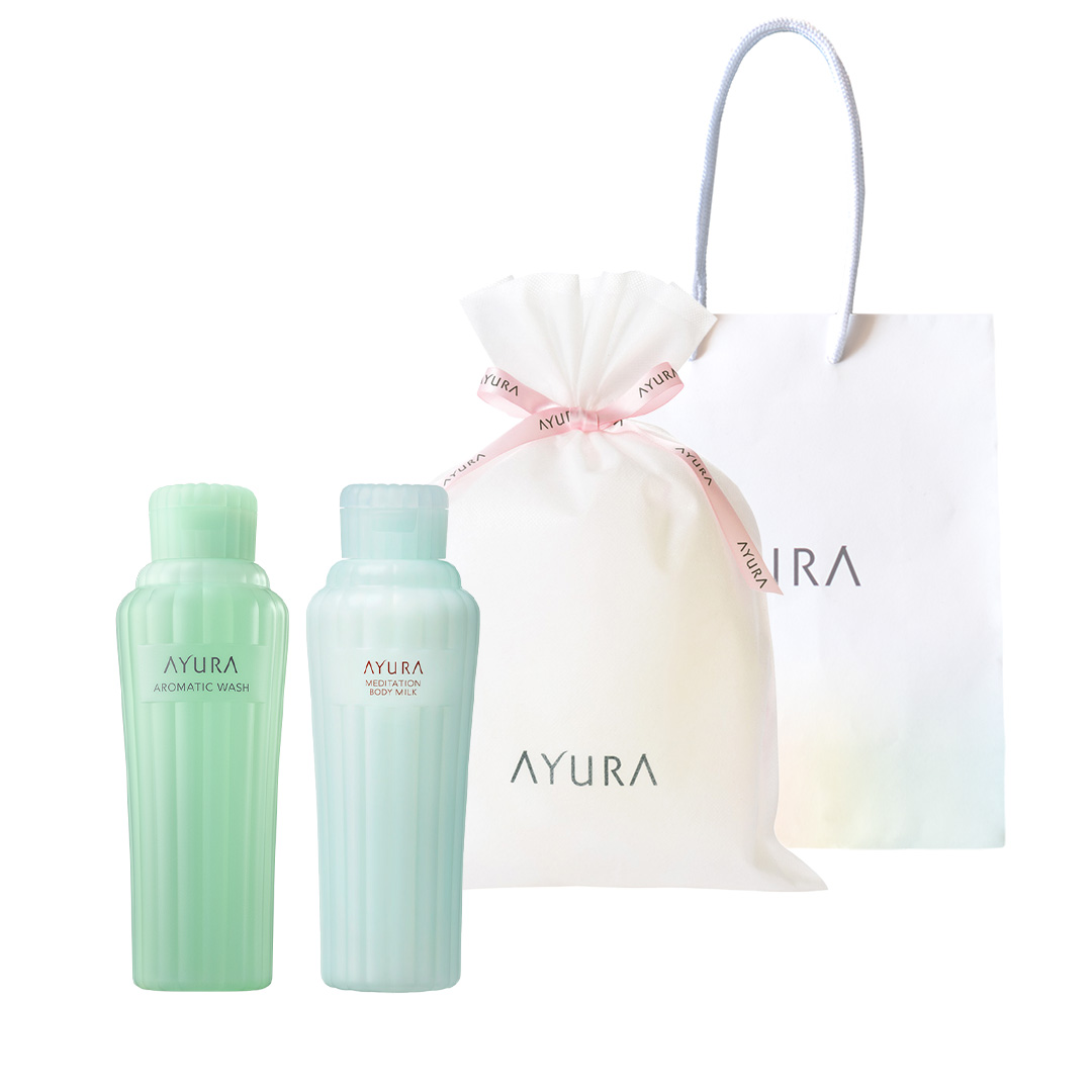 ギフトラッピングセット ボディウォッシュ＆ボディミルクα（ハンディ