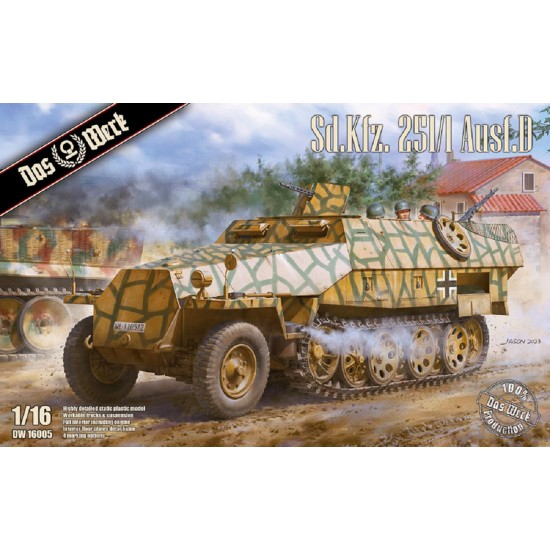 1/16 SdKfz.251/1 Ausf.D Armoured Personnel Carrier DAS WERK 16005
