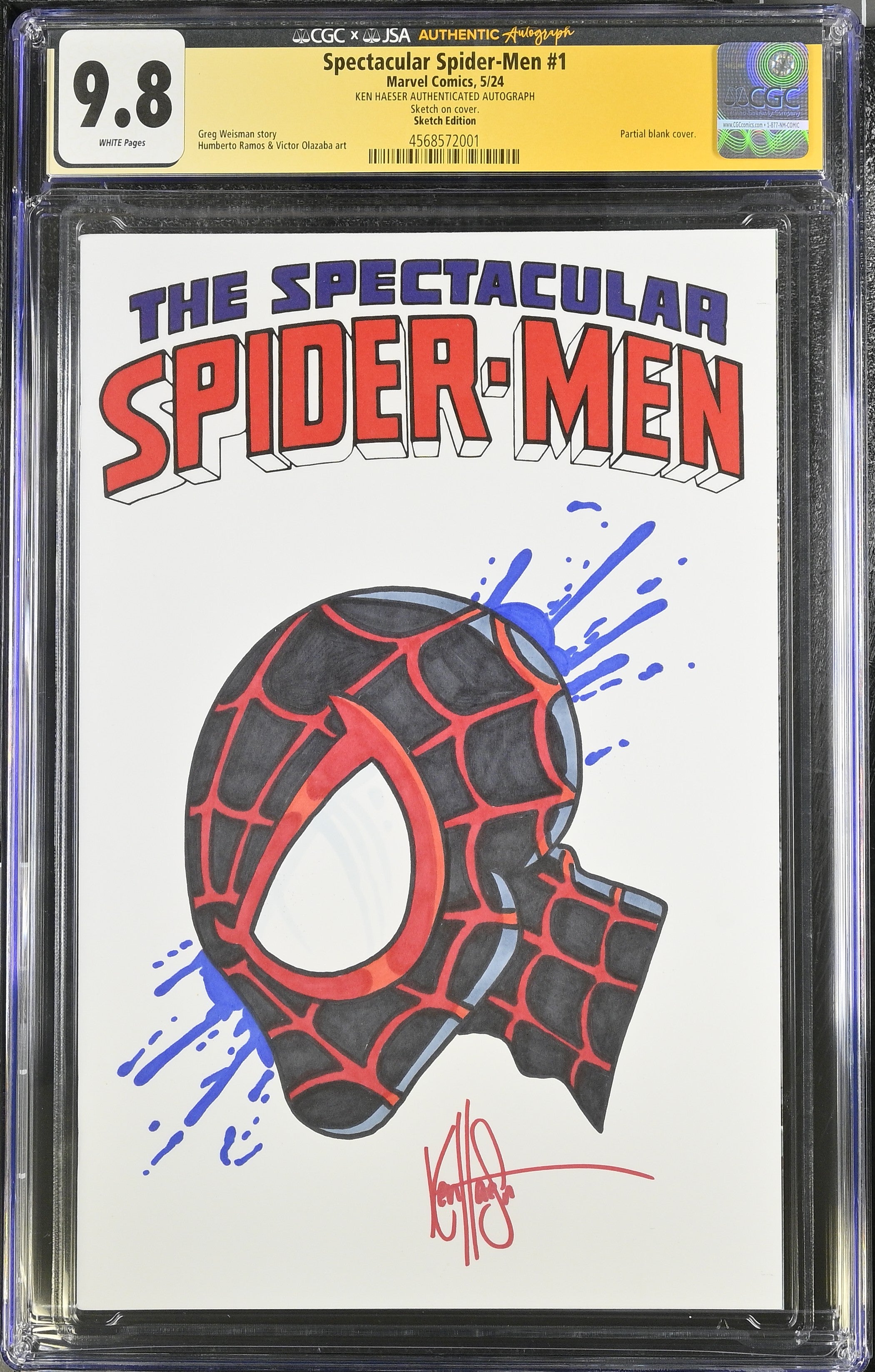 Marvel Comics: Spectacular Spider-Men 1 5/24 CGC 9.8 Cert
