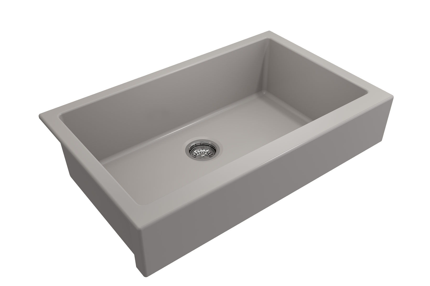 NUOVA PRO 34 Farmhouse Short Apron Front Fireclay 34