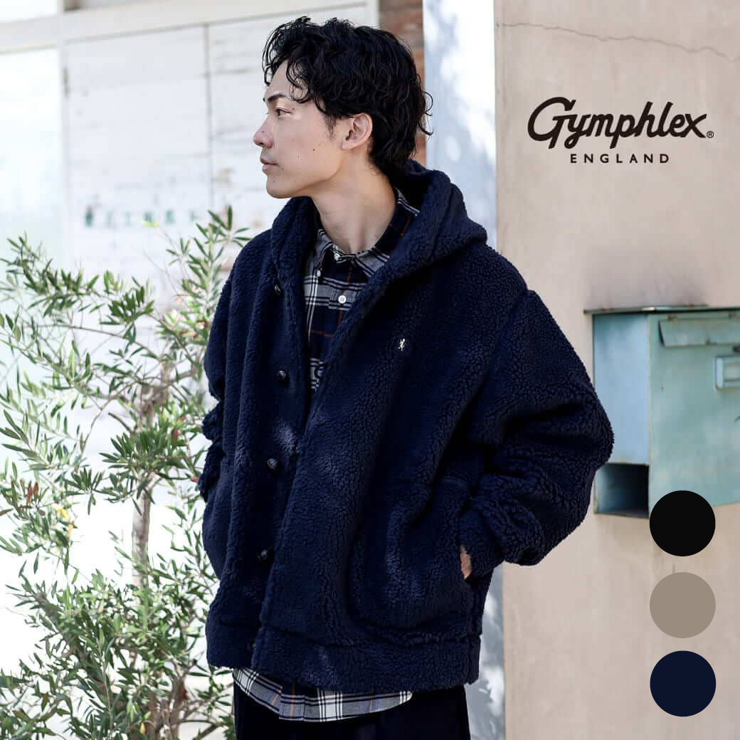 Gymphlex ジムフレックス ボアフーデッドジャケット｜BORN FREE ONLINE