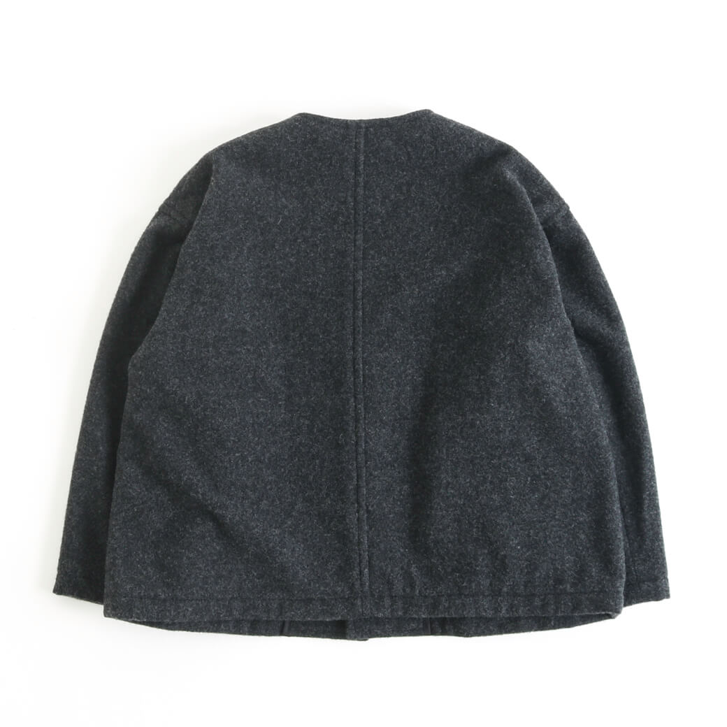 DANTON ダントン SINGLE WOOL PILE V NECK JACKET｜BORN FREE ONLINE SHOP