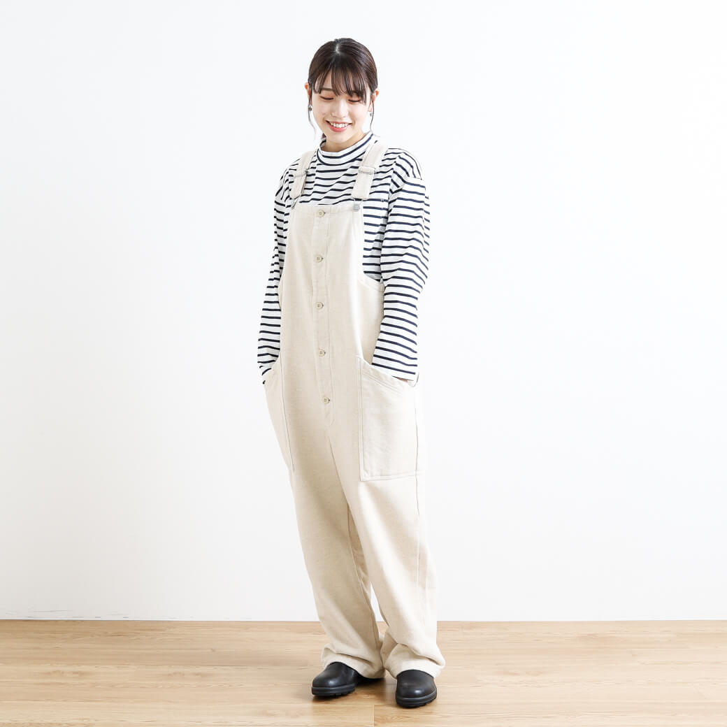 HARVESTY ハーベスティ コットンメルトン オーバーオール｜BORN FREE