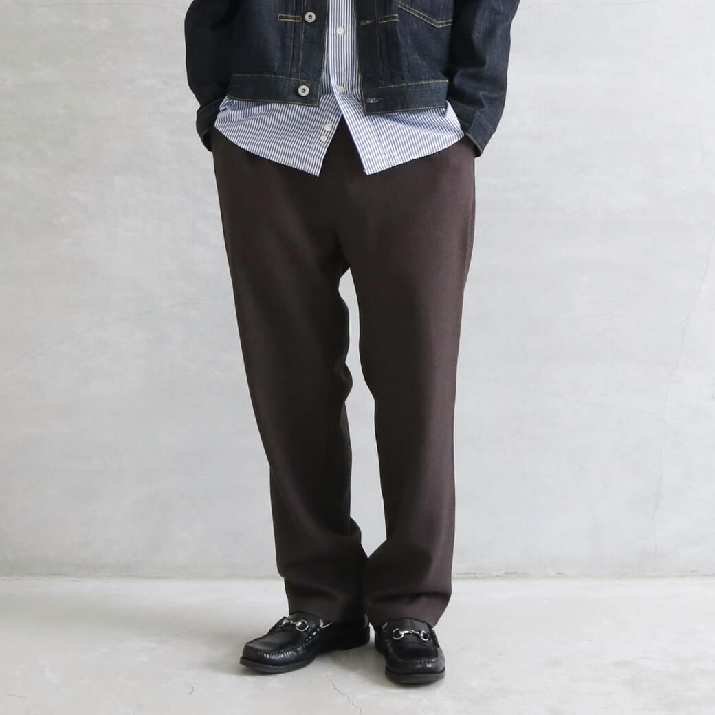 Johnbull ジョンブル ストレッチツイルワンタックイージーパンツ｜BORN