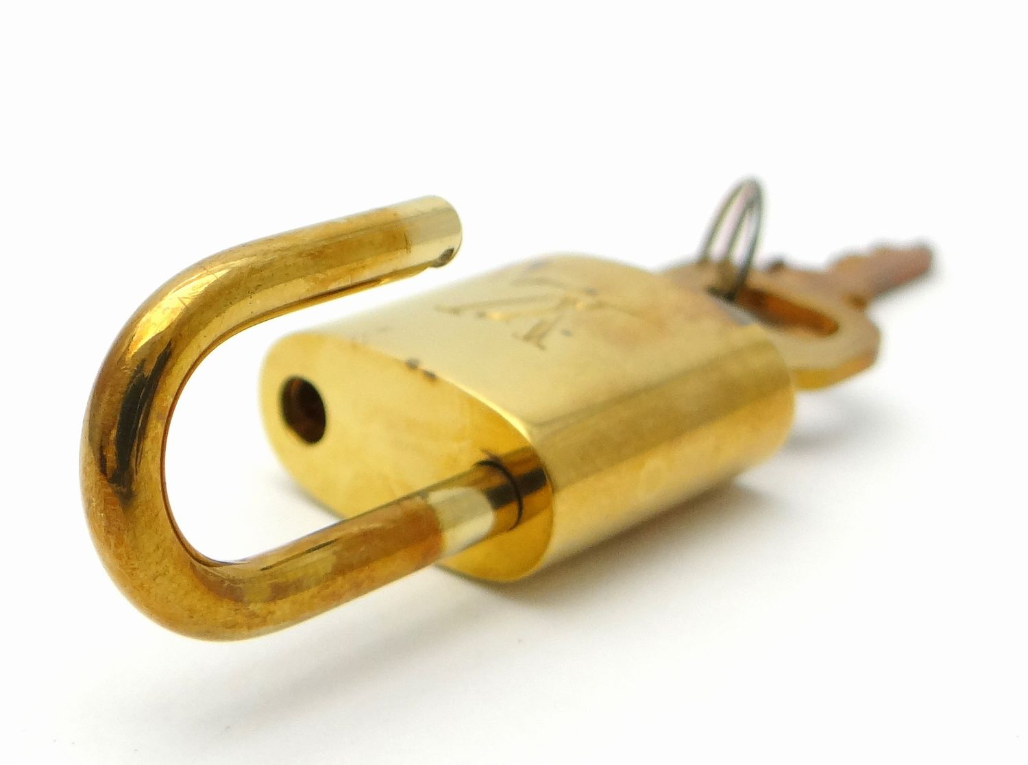 LOUIS VUITTON ルイヴィトン パドロック カデナ 南京錠×鍵2本 ゴールド