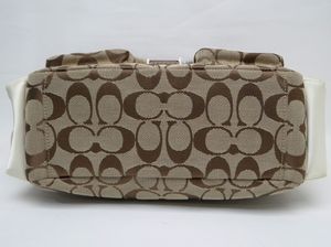 COACH コーチ 3589 シグネチャー ファー付 ショルダーバッグ