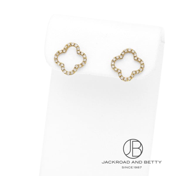 クローバー型 ダイヤ ピアス[] Clover Diamond Earring | ノーブランド