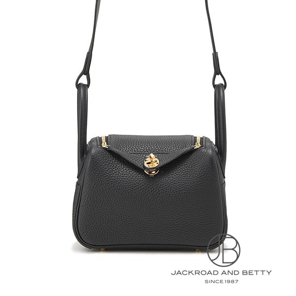 ミニリンディノワール ブラック 黒[] Mini Lindy Noir | エルメス 新品
