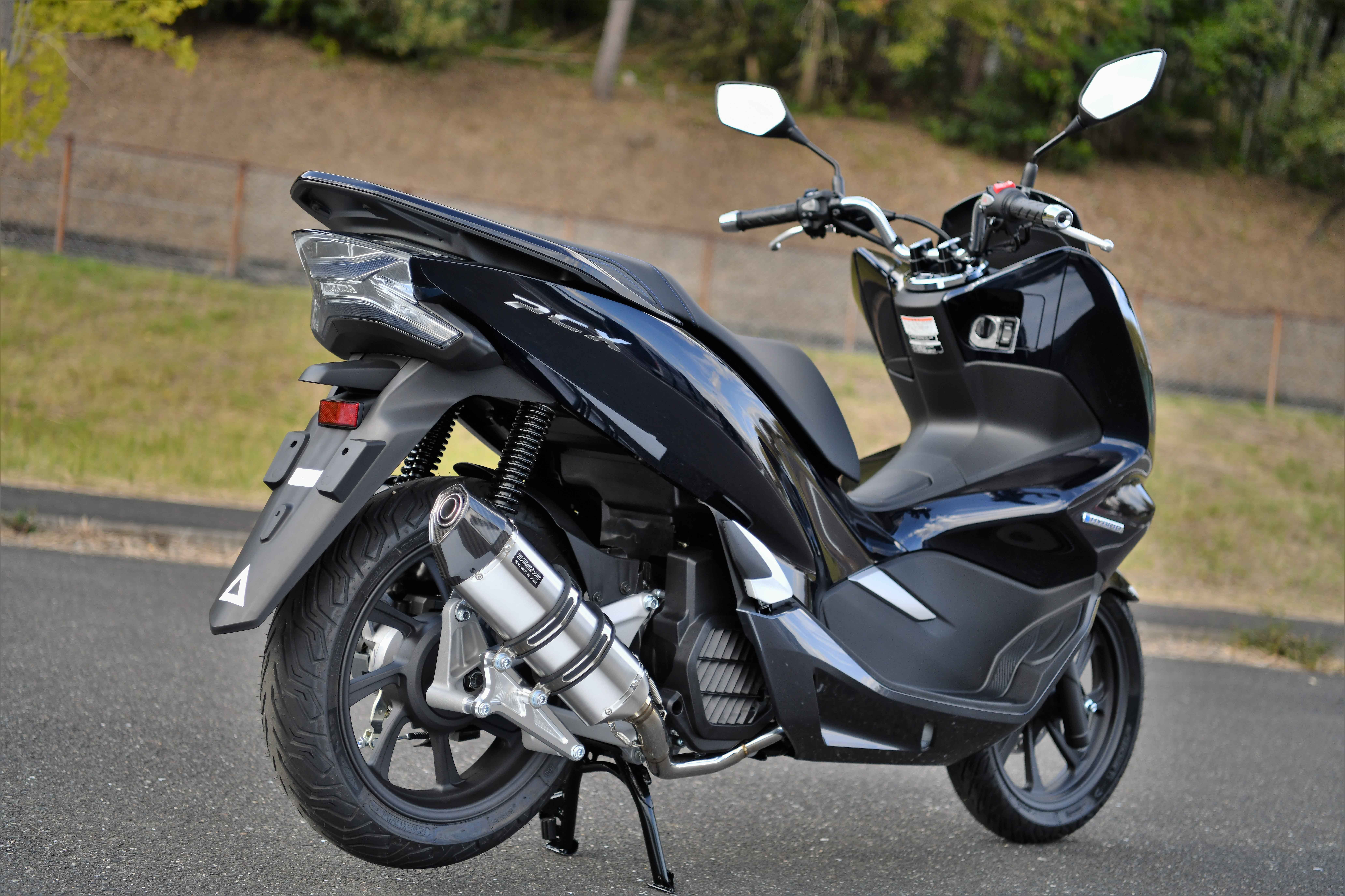 CORSA-EVOⅡ ステンレス フルエキゾースト：PCX HYBRID：政府認証 ｜ BEAMS