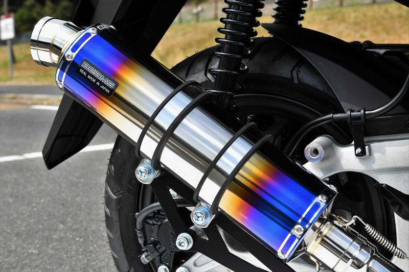 R-EVO ヒートチタン フルエキゾースト：PCX125：2023〜：政府認証 ｜ BEAMS