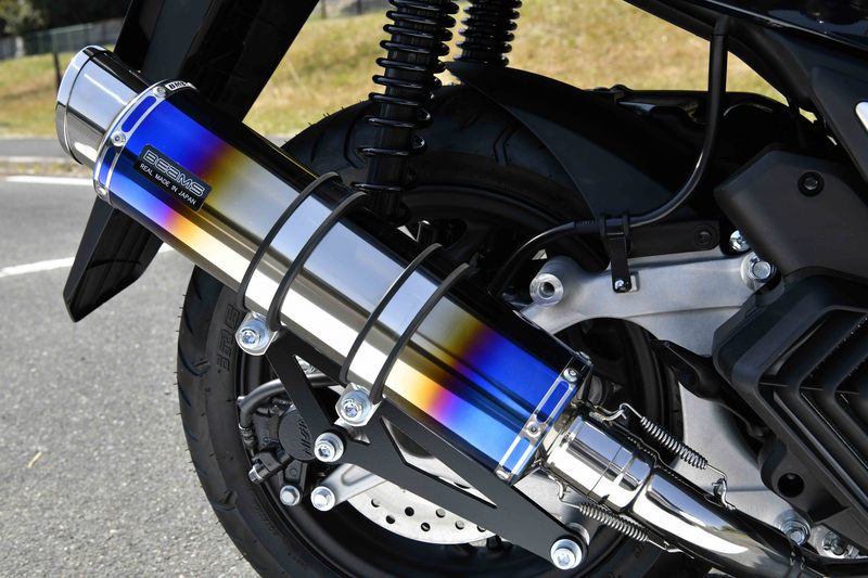 R-EVO2 ヒートチタン フルエキゾースト：PCX125：2023〜：政府認証