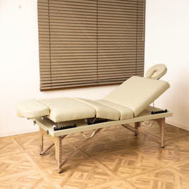 超軽量折りたたみリクライニングベッドPRO-LIGHT ベージュ（キャリー