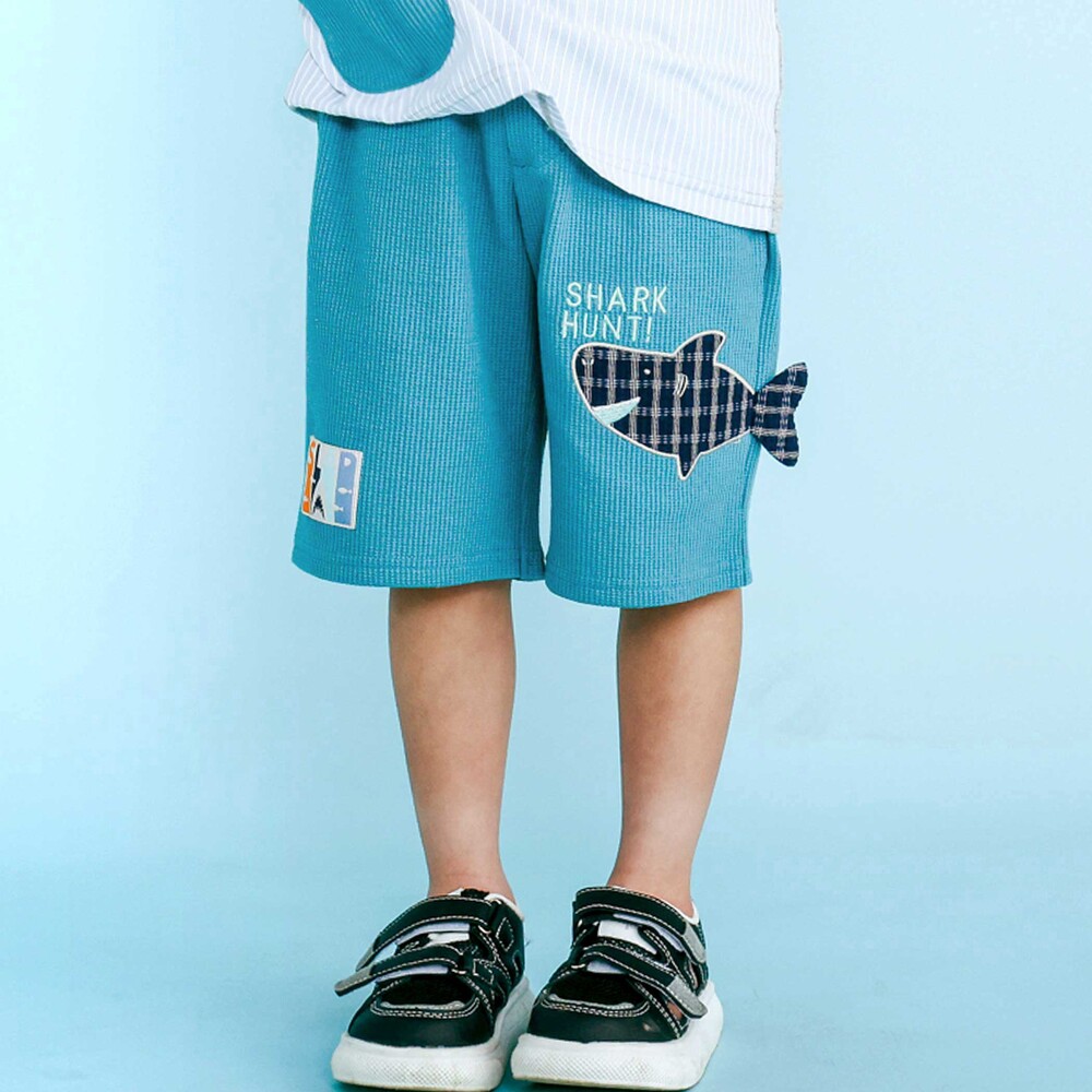 吸汗速乾】ピョコッとサメシッポハーフパンツ(80~120cm)(80cm