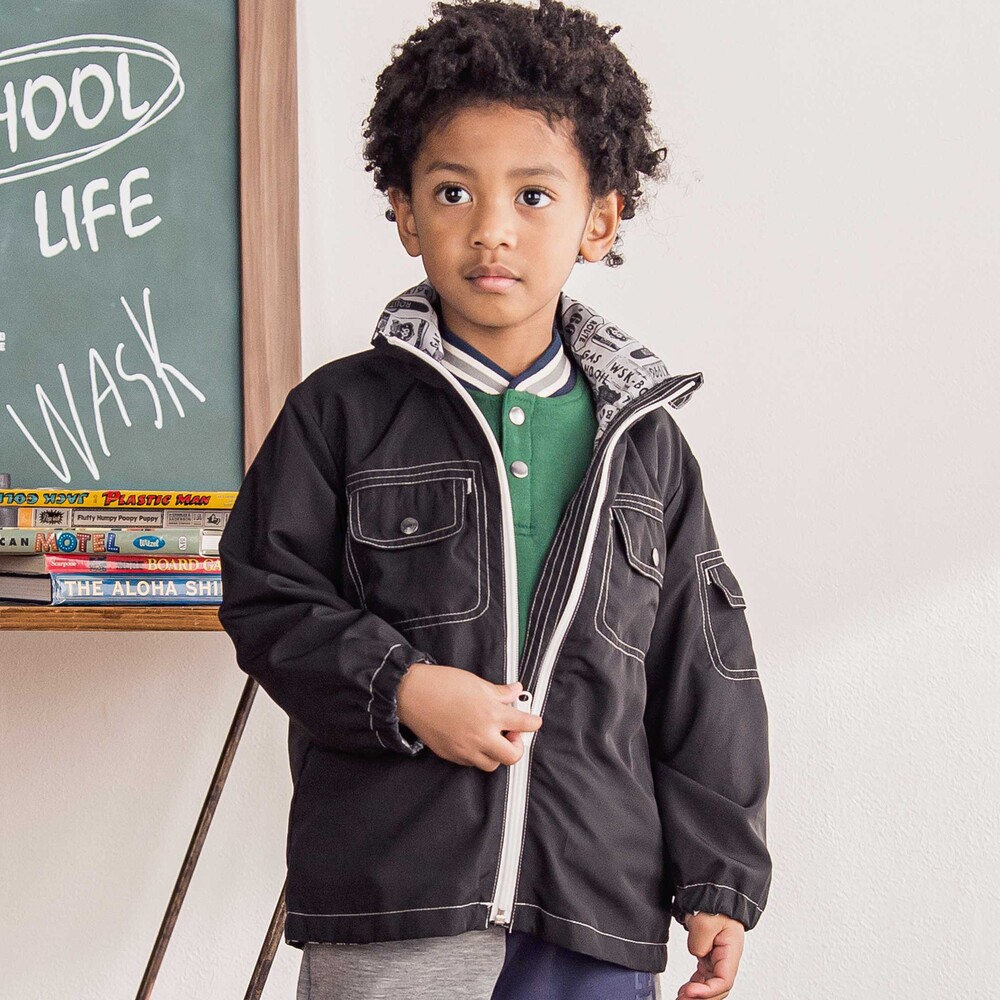 ベビーキャリア 2way アウター パデッド ジャケット ブラック ベビー