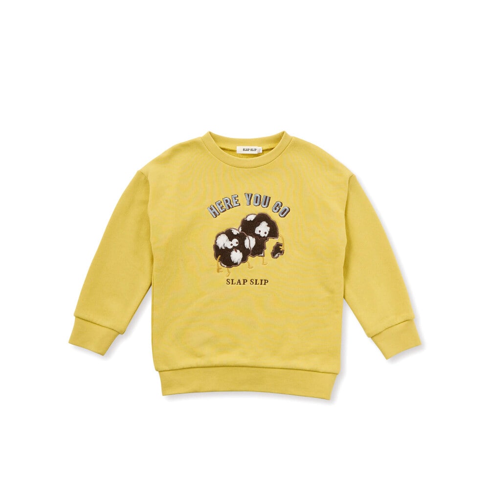 モグモグフードモンスターパッチ刺しゅうトレーナー(80~130cm)(80cm