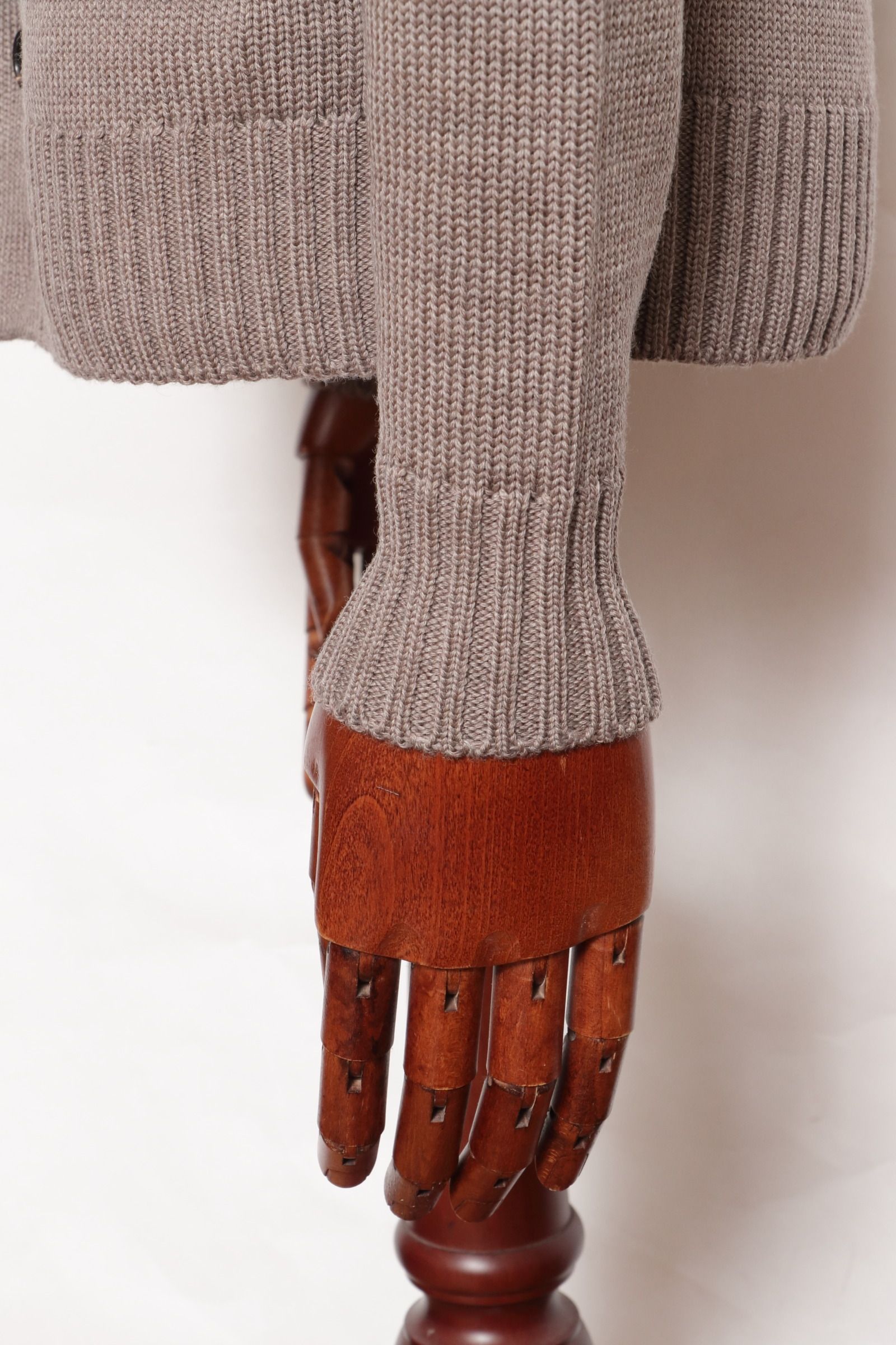 ZANONE - CHIOTO 5ゲージ ウール ソリッド スタンドカラー ニット