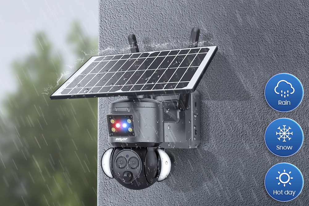 ソーラーバッテリーセキュリティカメラ ST-558-6M-12X | ベロフ