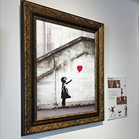 バンクシー豪華額装アート「風船と少女」 | 株式会社ベストショップ