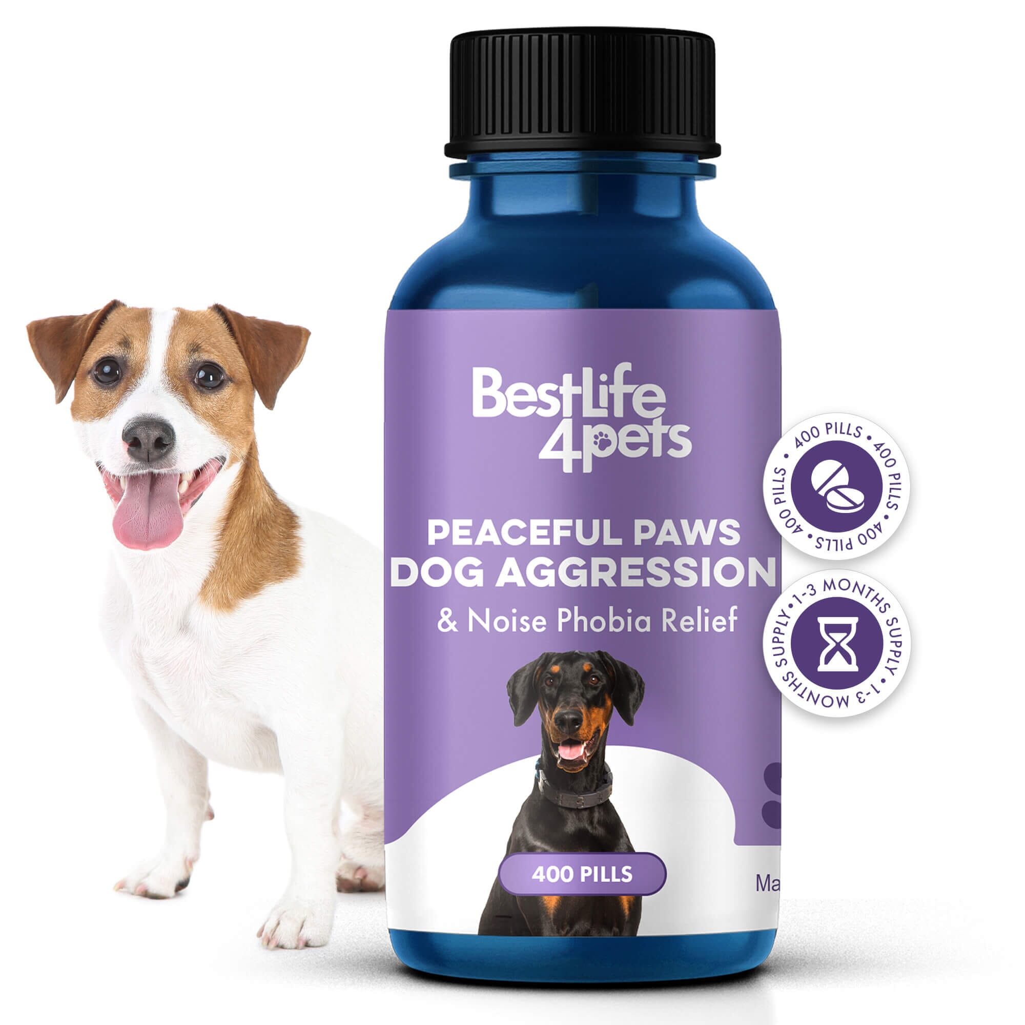 Dog Peaceful Paws Aggression & Noise Phobia Remedy