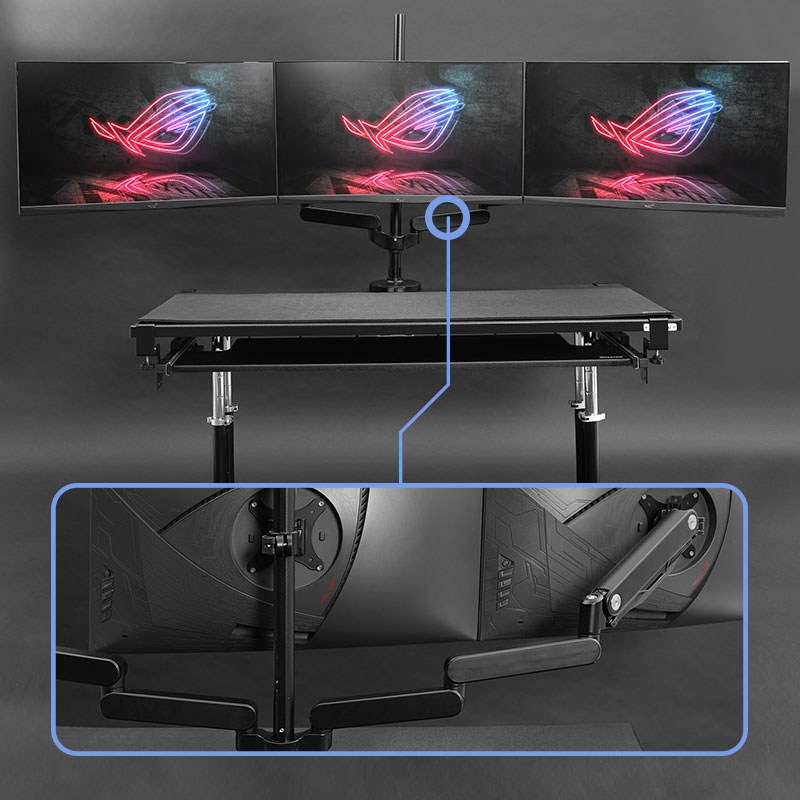 ロングモニターアームGS BMA-1 / 2 / 3GS | Bauhütte®