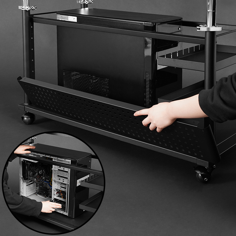 昇降式L字デスク ロング BHD-1000HL | Bauhütte®