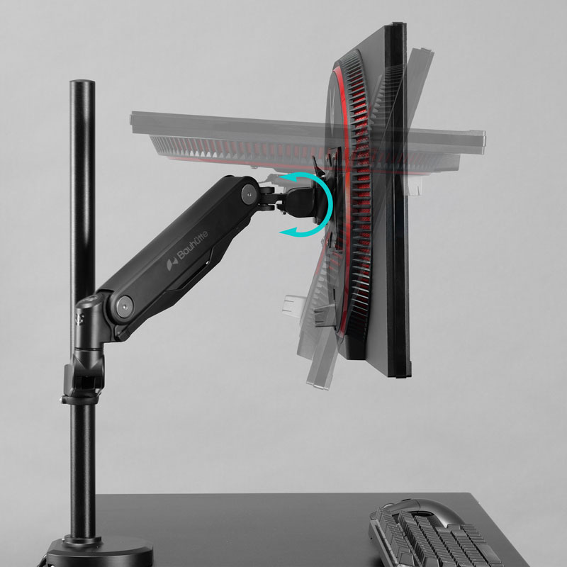 ロングモニターアーム BMA-2GSV | Bauhütte®