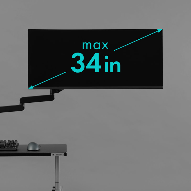 ロングモニターアーム BMA-2GSV | Bauhütte®