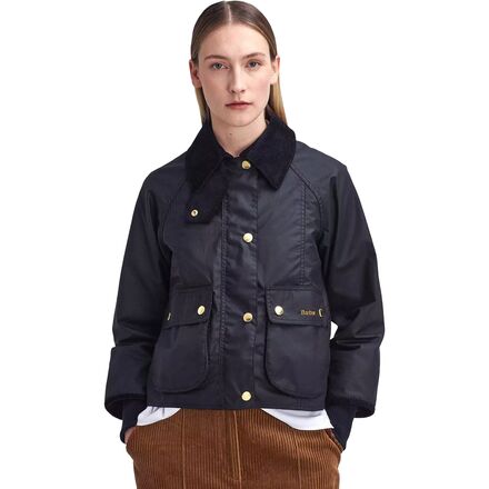 Barbour Cropped Beadnell Wax Jacket - Women's - Clothing