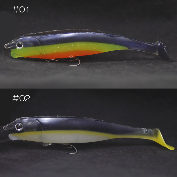 ファイナルウェポン イービルシャッド 3色パターン - 【バス・トラウト