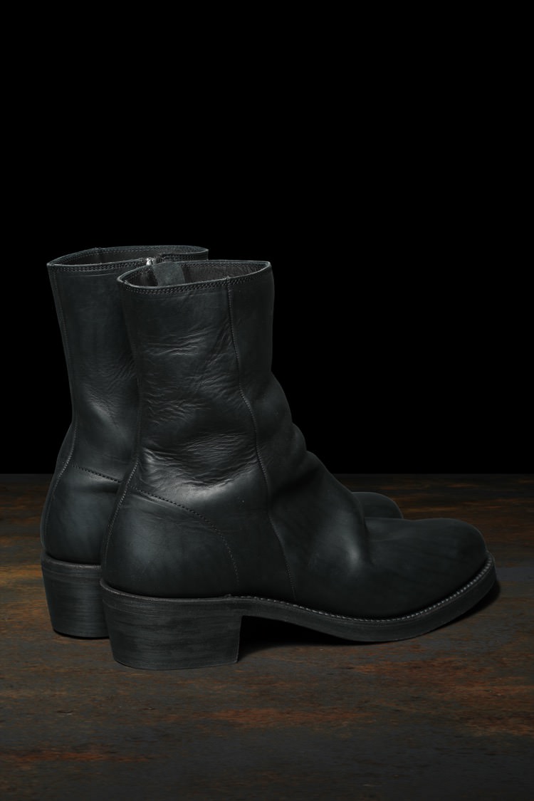 GUIDI CALF CRINKLE SIDEZIP BOOTS | ISAMU KATAYAMA BACKLASH