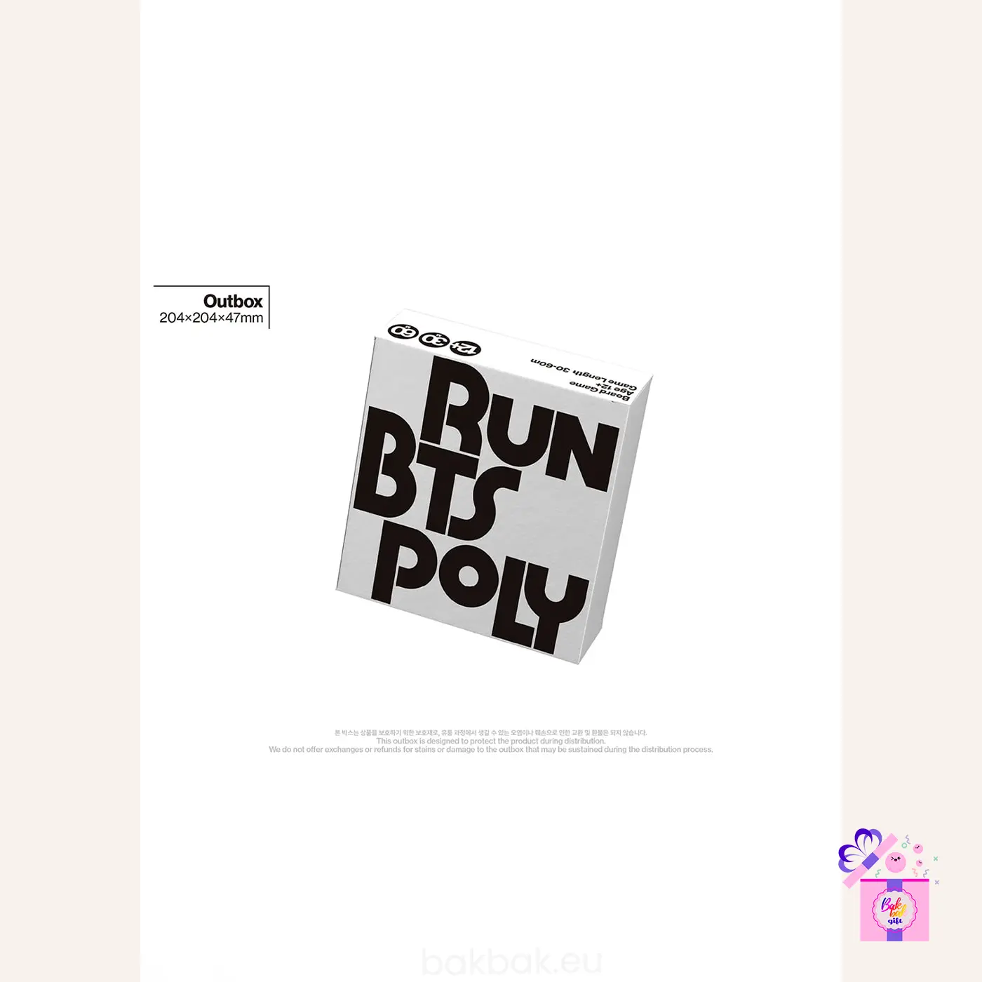 BTS – RUN BTS POLY (HIGHLIGHT PACKAGE) [Board Game] – Bak Bak K