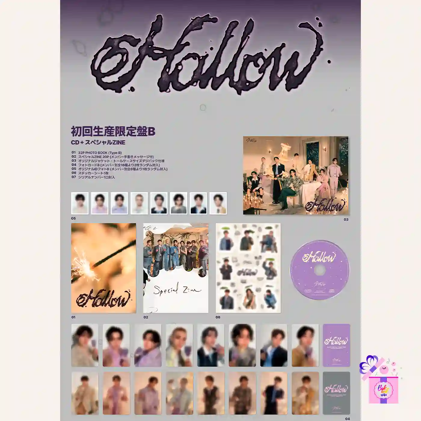 Stray Kids – Hollow (Limited Edition) [Japan 3rd Mini Album] – Bak