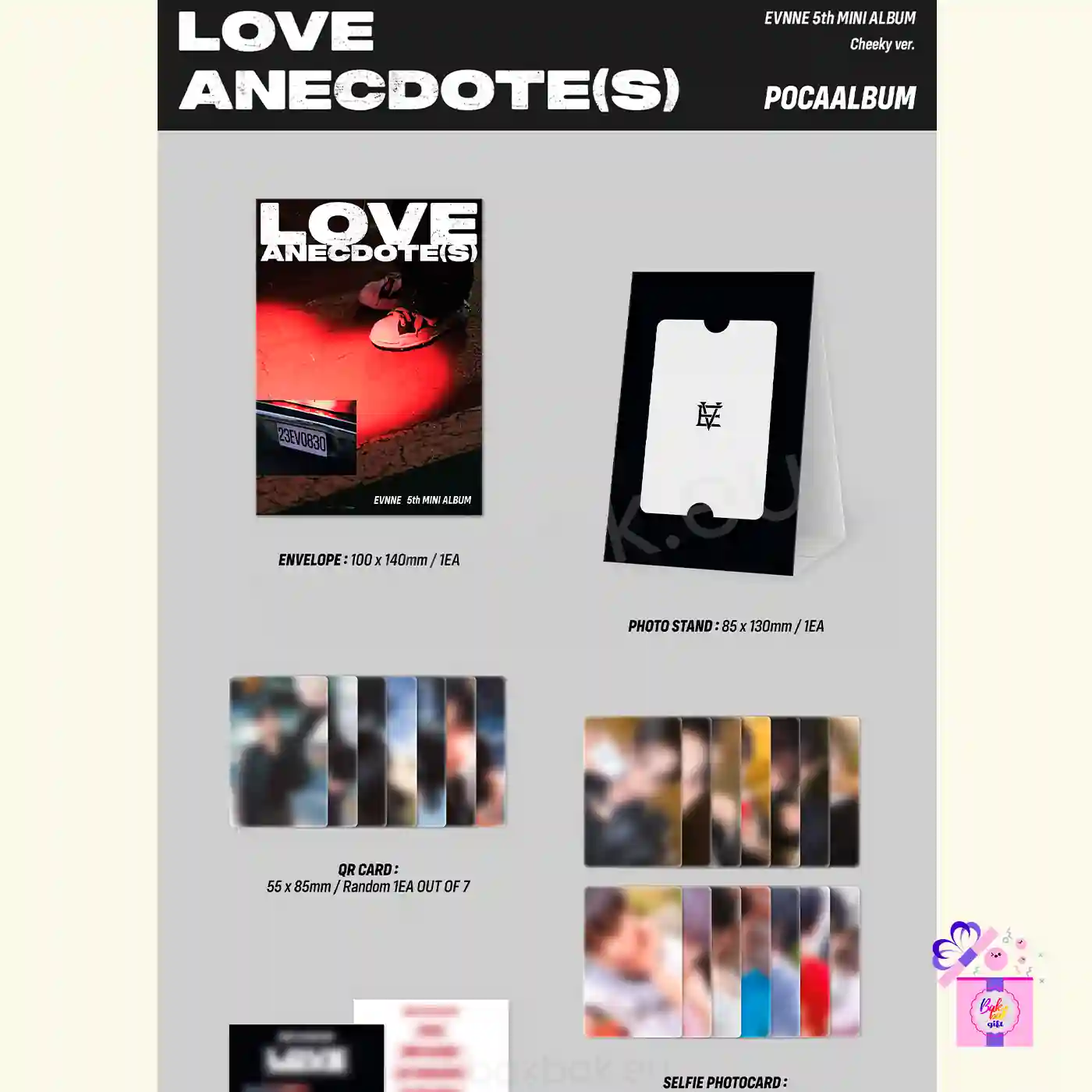 EVNNE – LOVE ANECDOTE(S) (POCA Ver.) [5th Mini Album] – Bak Bak K