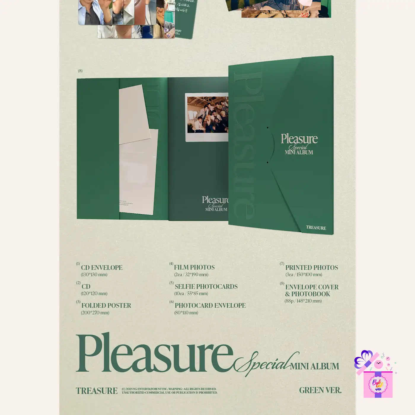 TREASURE – PLEASURE (Special Mini Album) – Bak Bak K-Pop Store