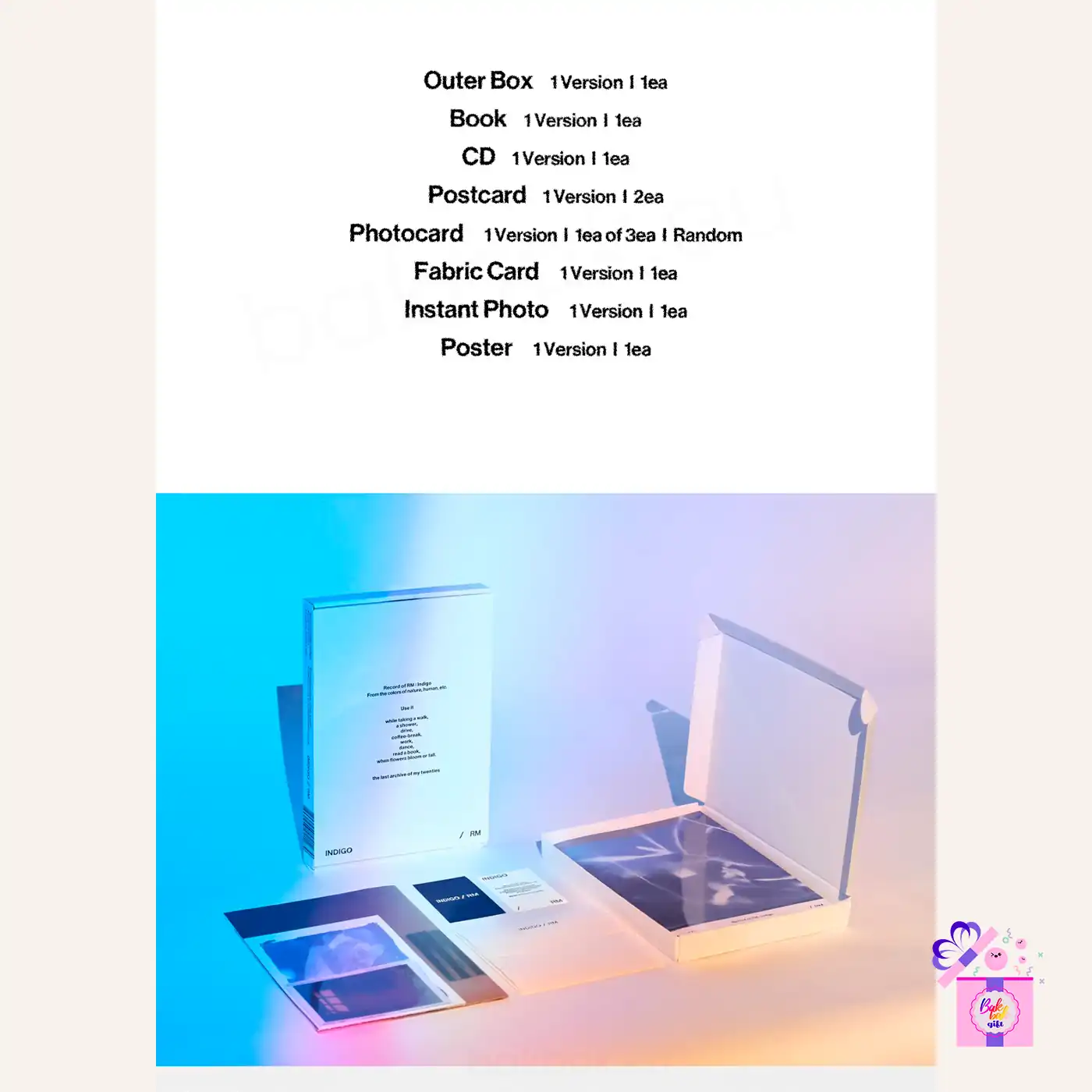 RM (BTS) – Indigo [Book Edition] – Bak Bak K-Pop Store