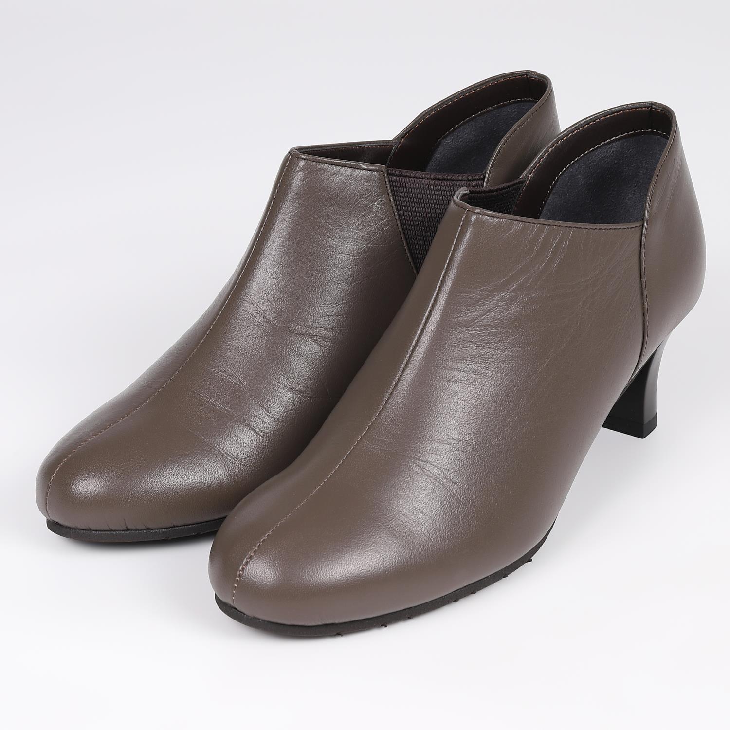 With Width（ウィズウィズ）シンプルブーティー ブラック｜BARCLAY