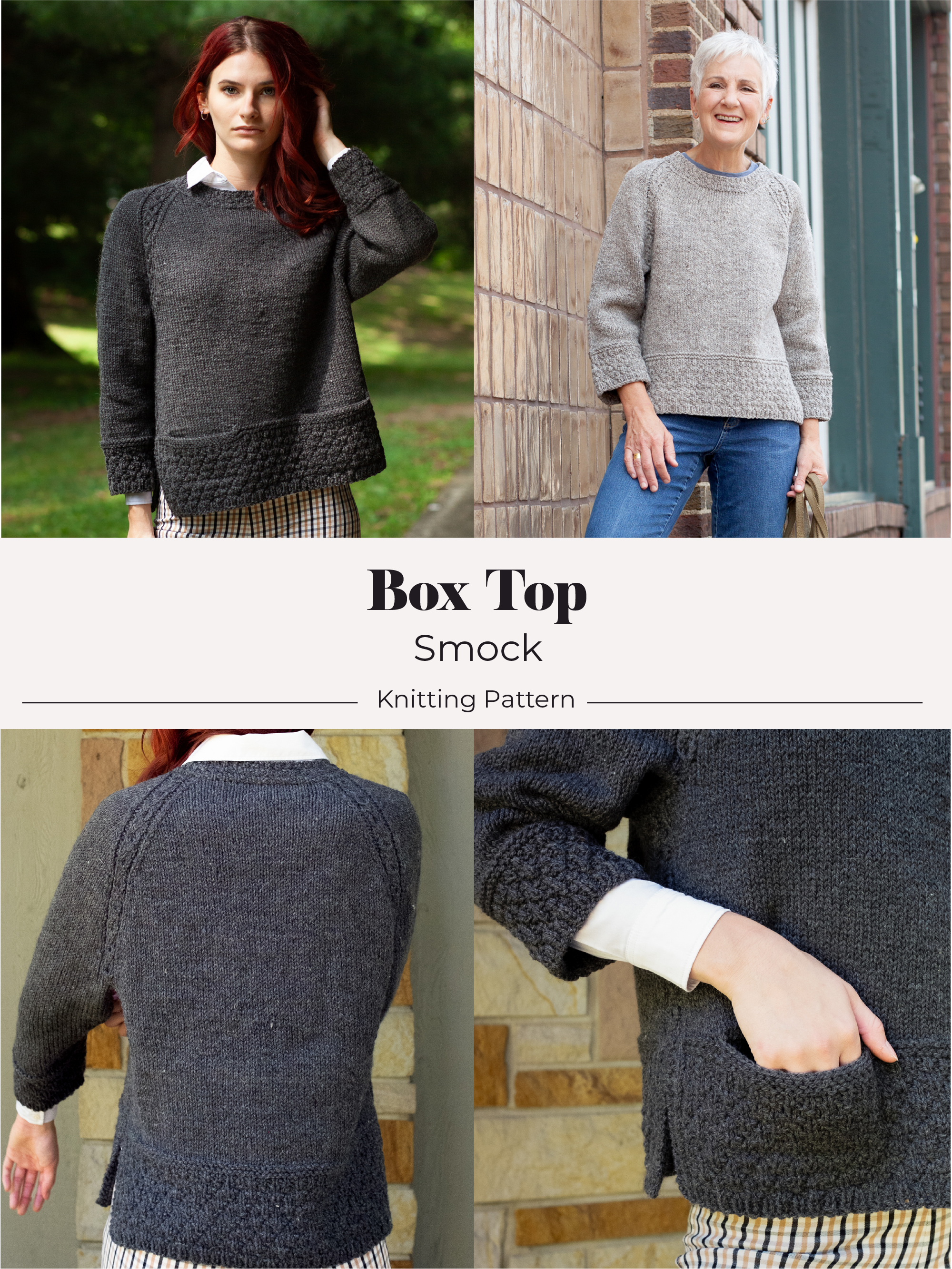 Box Top Smock knitting pattern